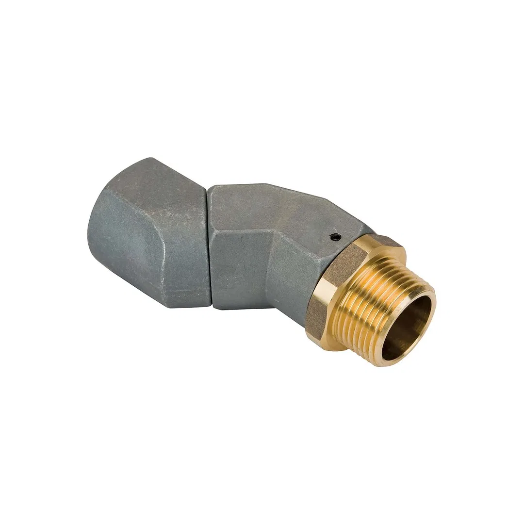 150400-04 – GPI Liquid Transfer Tank Pump Hose Fitting, Multi Plane 360 Degree Swivel 1 Inch NPT Hose Aluminum Alloy